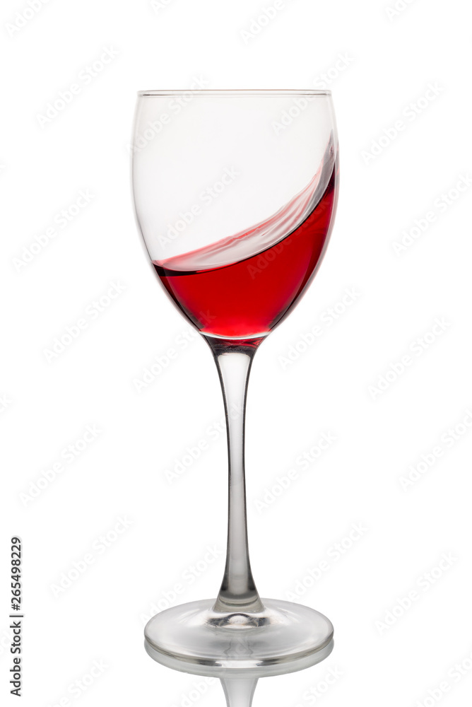 Glass of red wine. Isolated on white background. Glass of red wine. Isolated on white background.
