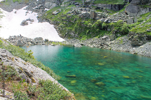 Fototapeta Naklejka Na Ścianę i Meble -  lake in the mountains, Altai Krai, Russia