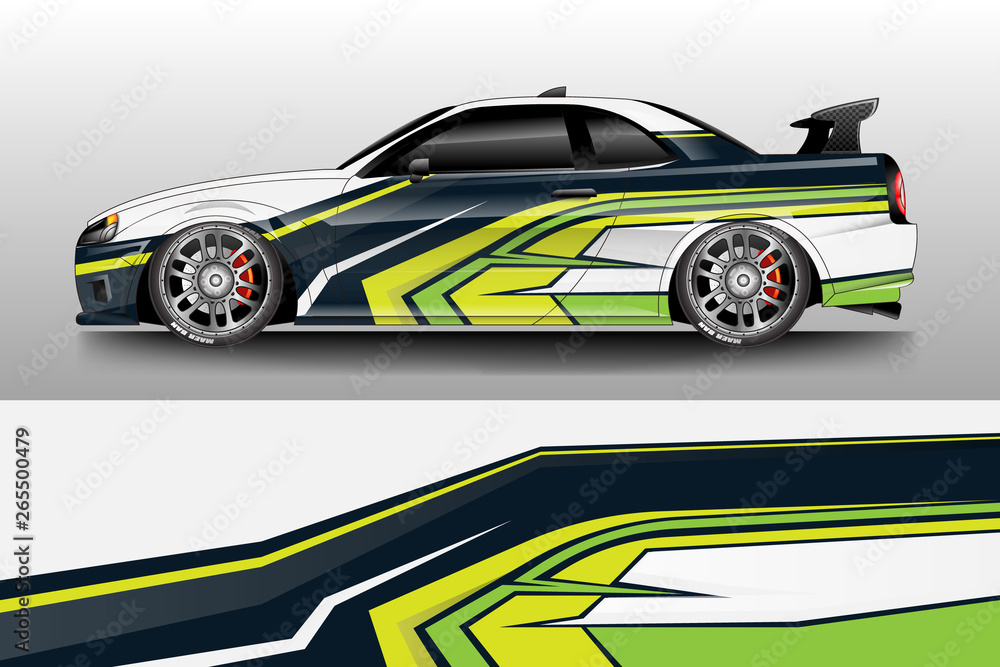 Car wrap design abstract strip and background for Car wrap and vinyl sticker Car wrap design abstract strip and background for Car wrap and vinyl sticker
