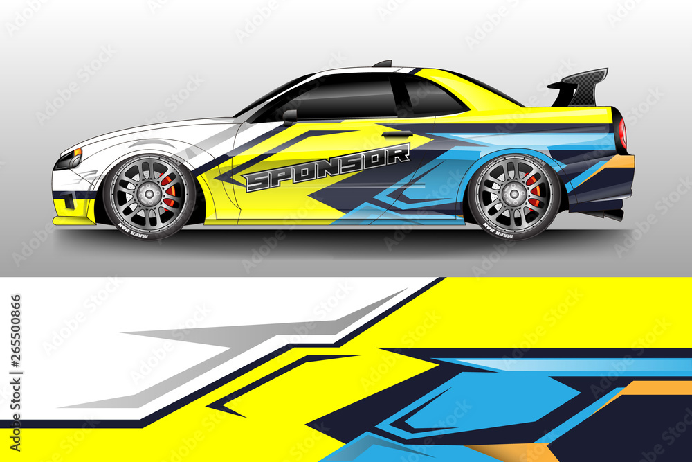 Car wrap design abstract strip and background for Car wrap and vinyl sticker Car wrap design abstract strip and background for Car wrap and vinyl sticker