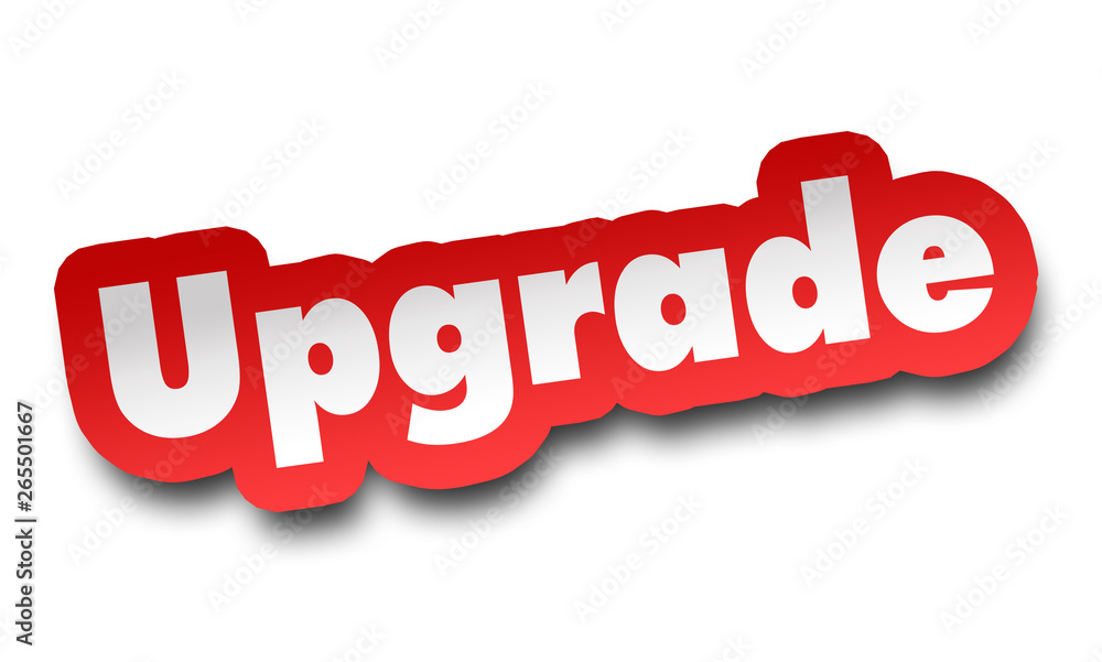 upgrade concept 3d illustration isolated upgrade concept 3d illustration isolated