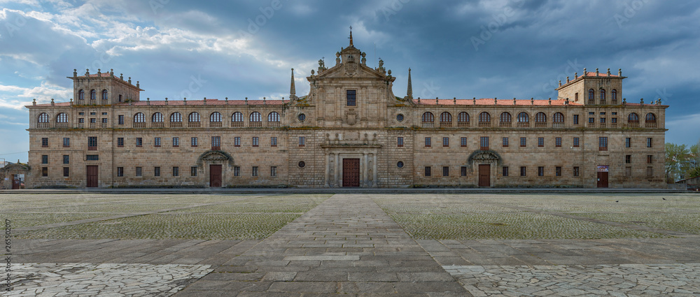 Main facade of the school of Los Escolapios de Monforte de Lemos