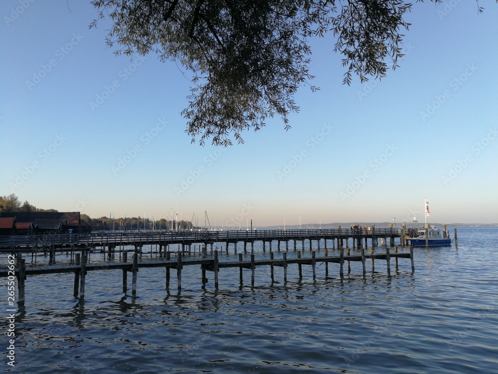 Fototapeta premium Wieczór w Ammersee