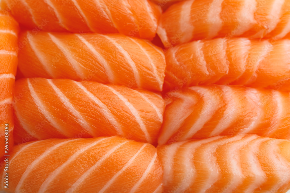 sashimi sushi set, close-up view sashimi sushi set, close-up view
