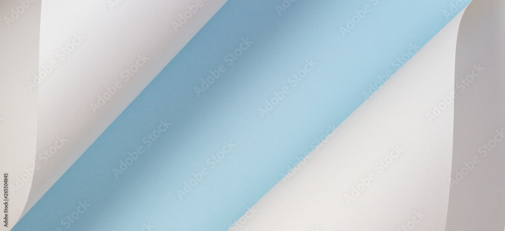 Abstract geometric shape pastel blue and white color paper background Abstract geometric shape pastel blue and white color paper background