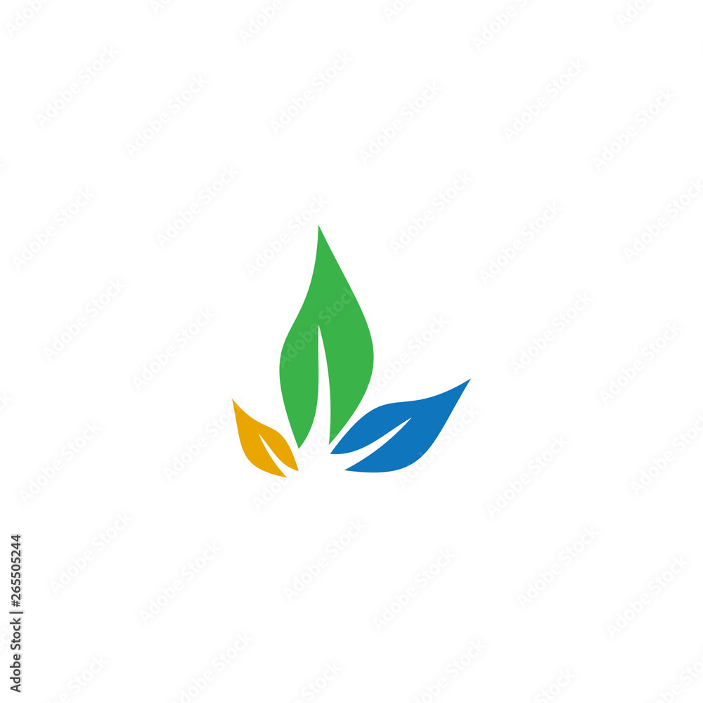 Leaf icon logo design vector template Leaf icon logo design vector template