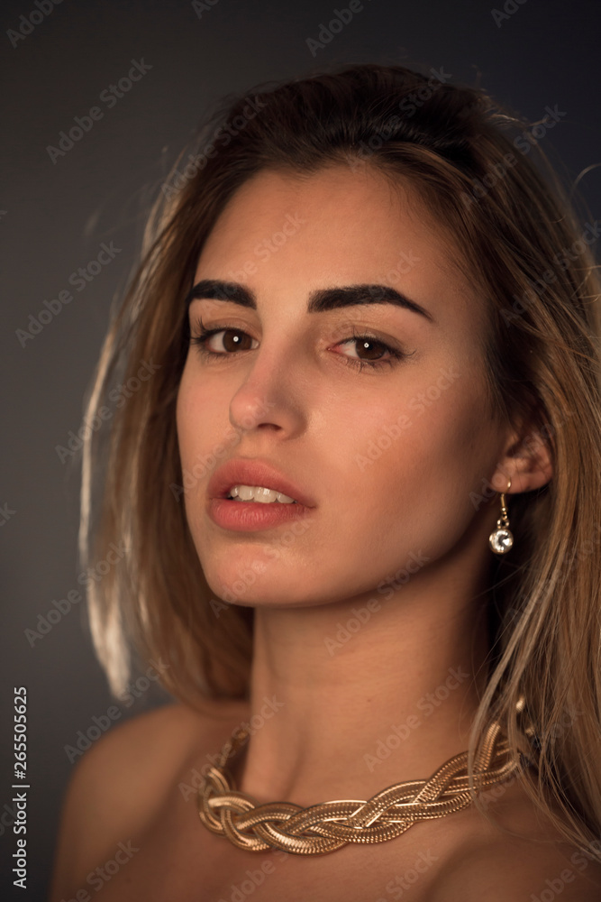 Artistic Closeup Photo Young Woman Artistic Closeup Photo Young Woman