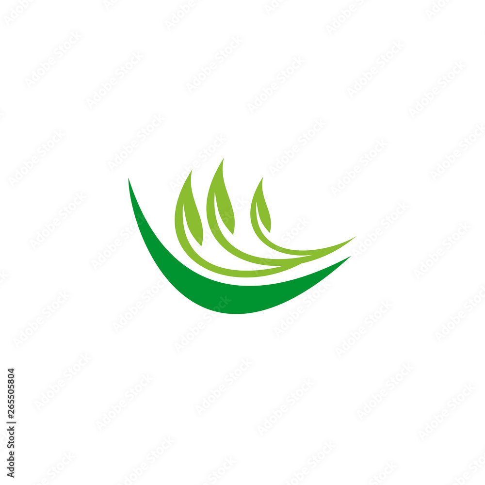 Leaf icon logo design vector template Leaf icon logo design vector template