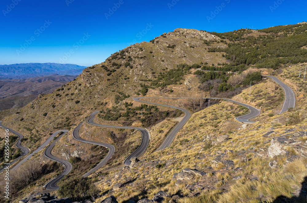 Alto de Velefique in Sierra de Los Filabres, Almeria, Andalusia, Spain Alto de Velefique in Sierra de Los Filabres, Almeria, Andalusia, Spain