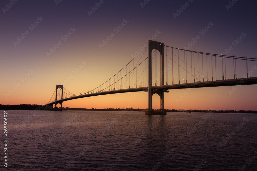 Sunset and Bridge