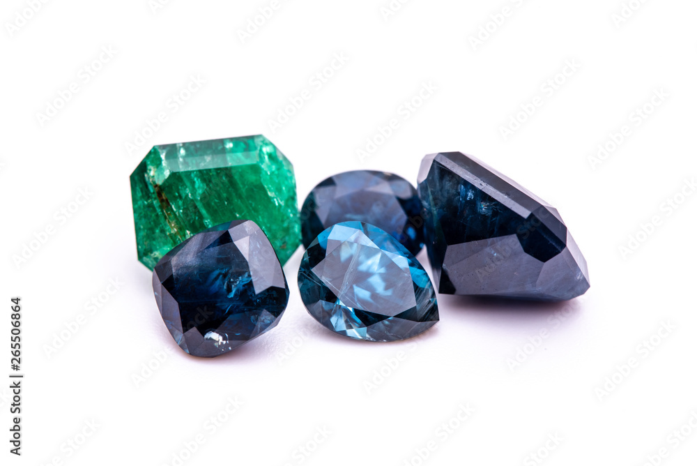 Sapphire and Emerald Gemstones