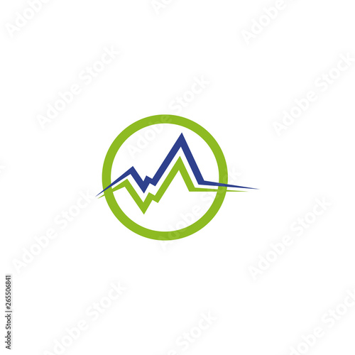 Medical and health care logo design vector template