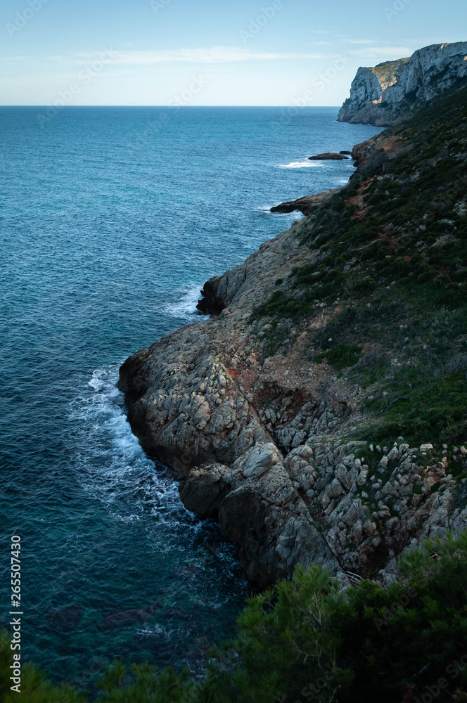 Fototapeta premium rocky sea shore