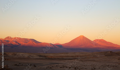 Beautiful region of the Atacama Desert  full of colors  light and so many charms  located in Chile.