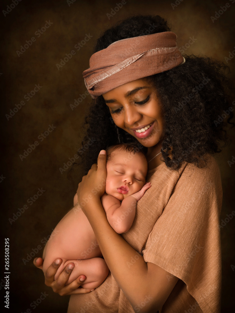 Ethiopian young mother