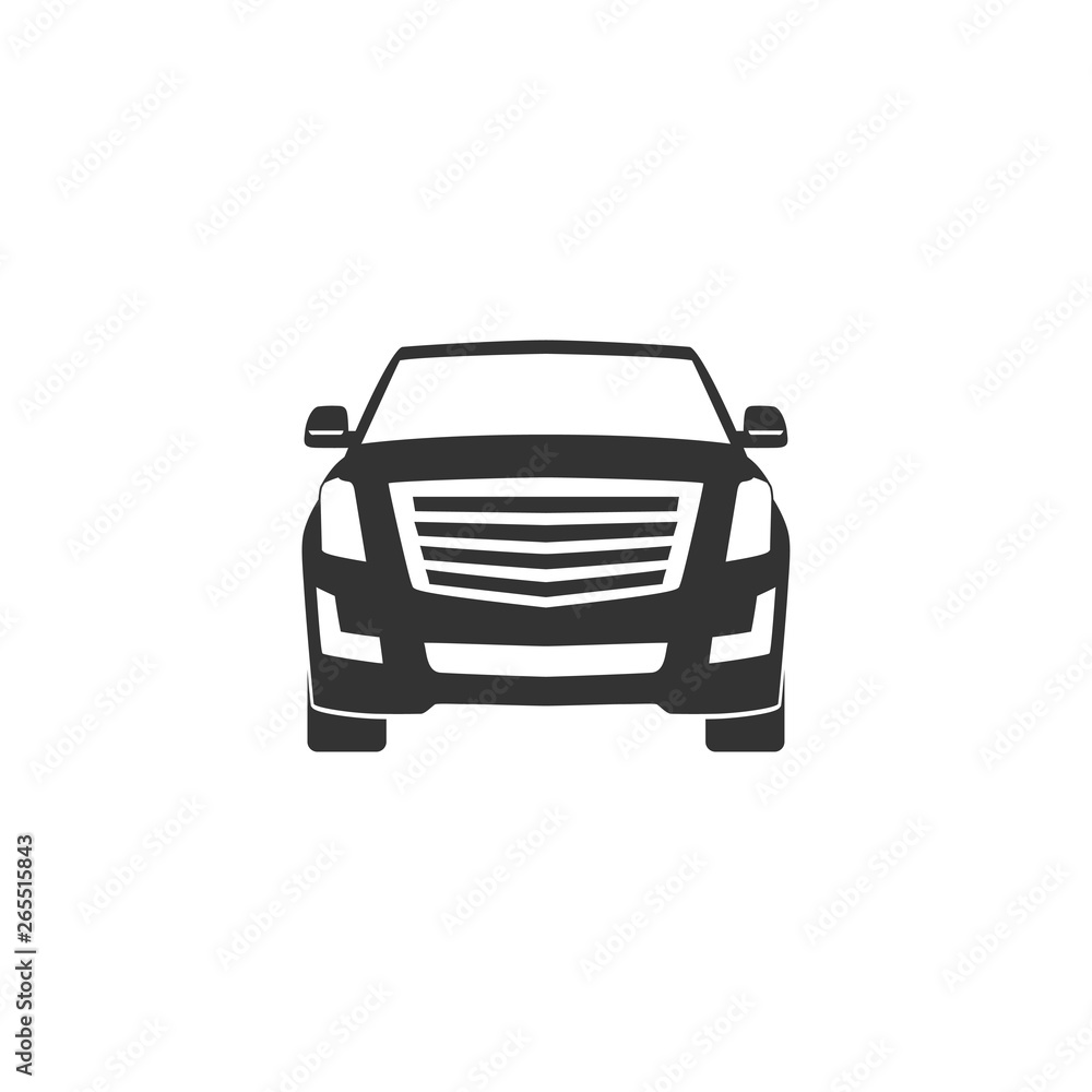 SUV car icon in simple design. Vector illustration Stock Vector | Adobe ...