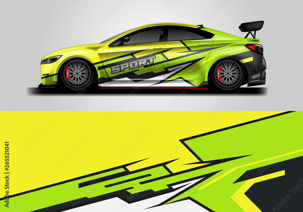 Car decal wrap vector designs. Truck and cargo van decal, company , rally, drift . Graphic abstract stripe racing background Car decal wrap vector designs. Truck and cargo van decal, company , rally, drift . Graphic abstract stripe racing background