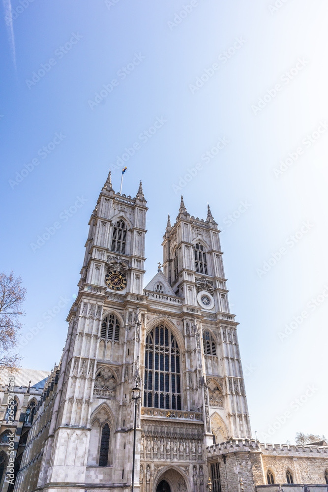 Westminster Abbey in Westminster, London, England, UK