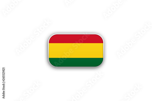 Rounded Rectangle Flag of Bolivia Free Download Rounded Rectangle Flag of Bolivia - GFXLoad