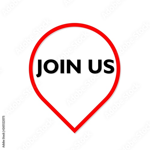 Free Download Join us sign icon - GFXLoad