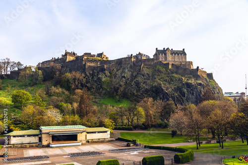 Ross Theatre as seen from Edinburgh Castle. The city's annual New Year's Eve's celebration concerts are held here. Nov 10, 2017