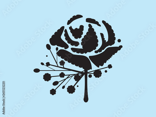 Carnation Buttonhole Flower Vector