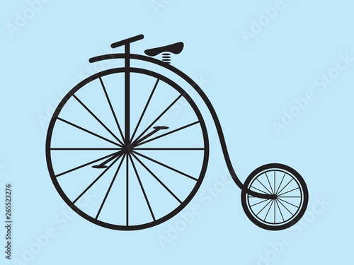 Penny Farthing Bicycle Vector