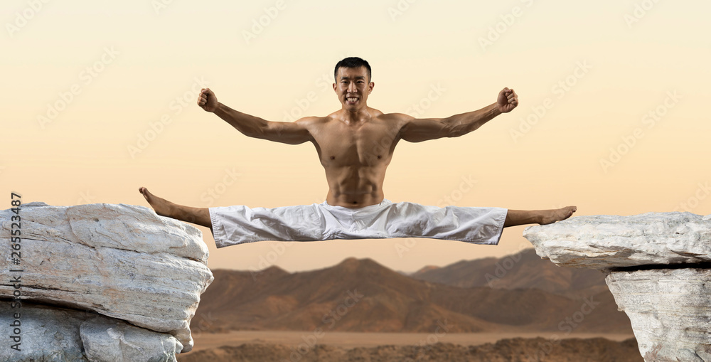 Martial arts masters, karate practice Martial arts masters, karate practice