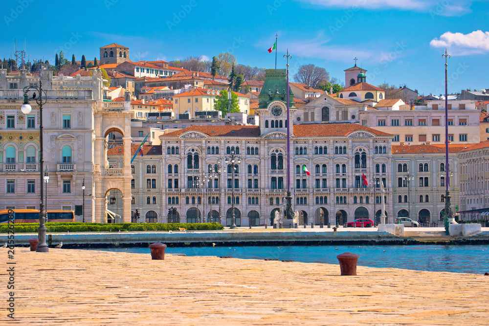 City of Trieste waterfront view