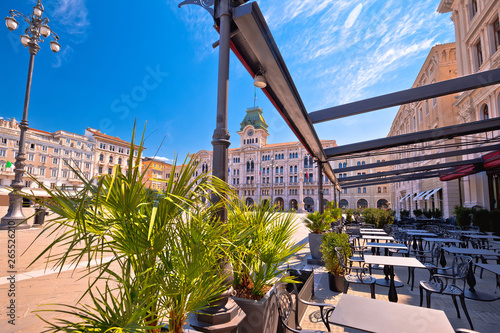 Fototapeta Naklejka Na Ścianę i Meble -  Piazza Unita d Italia square in Trieste view