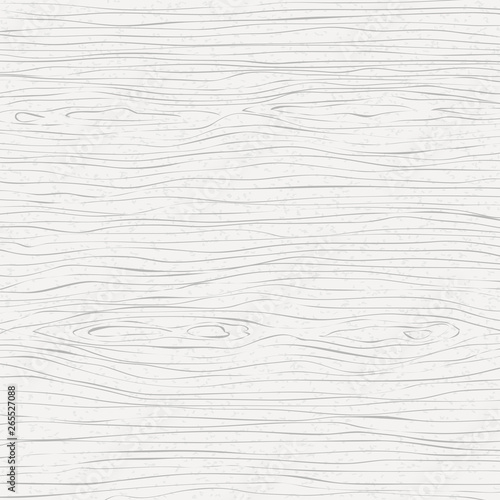 White wooden cutting, chopping board, table or floor surface. Wood texture. Vector illustration