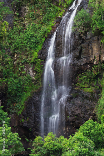 waterfall in deep forest