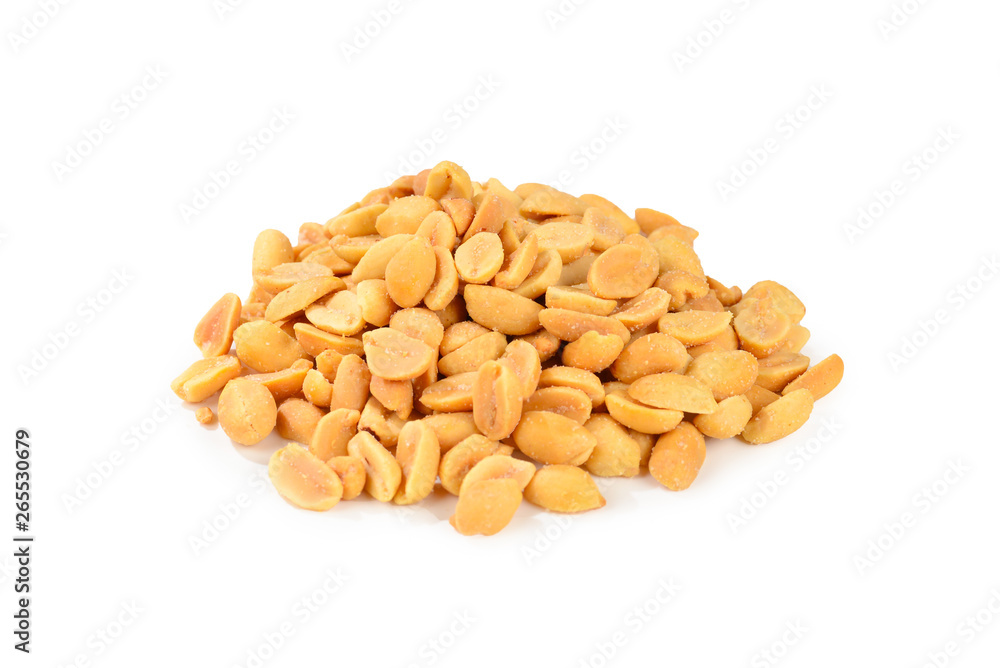 Salted peanut isolated on white background. Salted peanut isolated on white background.