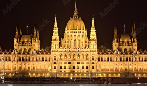 Hungarian Parliament central perspective. © Adrian