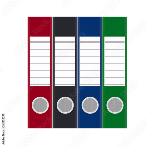 Office work files vector designs