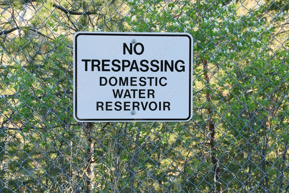 Water Protection Sign