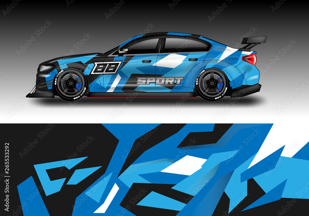Car wrap designs vector . Background graphic . File ready to print and editable . Eps 10 Car wrap designs vector . Background graphic . File ready to print and editable . Eps 10