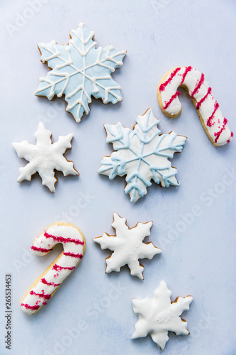 Wallpaper Mural Frosted Christmas cookies Torontodigital.ca