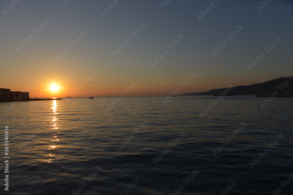 Obraz premium Tramonto sul mare