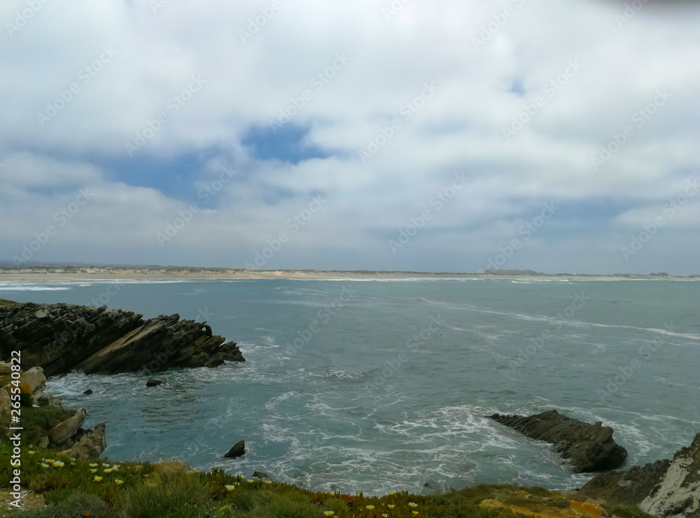 The beautiful Baleal island beach in Portugal