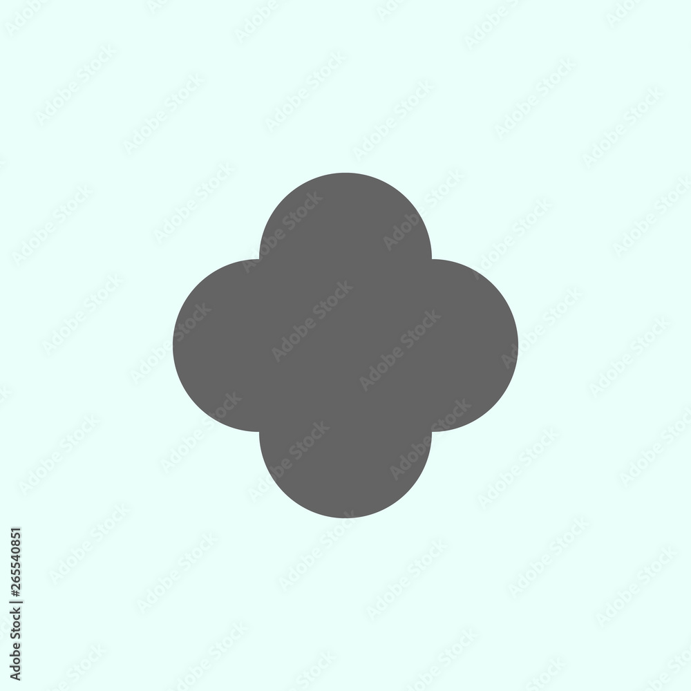 geometric figures, quatrefoil icon. Elements of geometric figures illustration icon. Signs and symbols can be used for web, logo, mobile app, UI, UX on white background geometric figures, quatrefoil icon. Elements of geometric figures illustration icon. Signs and symbols can be used for web, logo, mobile app, UI, UX on white background