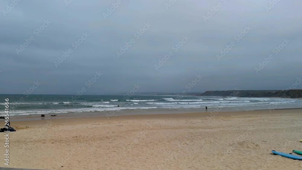 The beautiful Baleal island beach in Portugal The beautiful Baleal island beach in Portugal