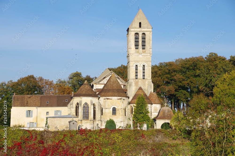 Catholic church in Luzarches in France, Europe