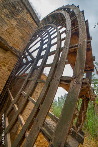 Alboalfia waterwheel or Kulaib mill, Cordoba, Spain