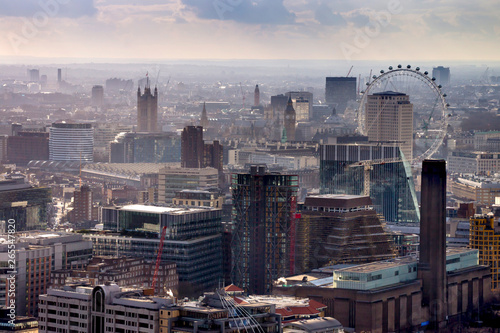 Fotografia europe, UK, England, London, City skyline Waterloo Big Ben
