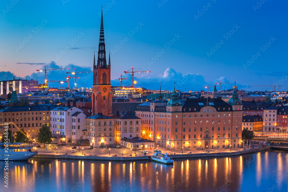 Obraz premium Gamla Stan in Stockholm, Sweden