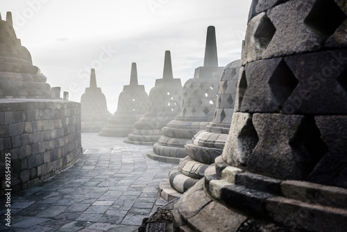 Monuments in Borobudur, Jawa Tengah, Indonesia photo