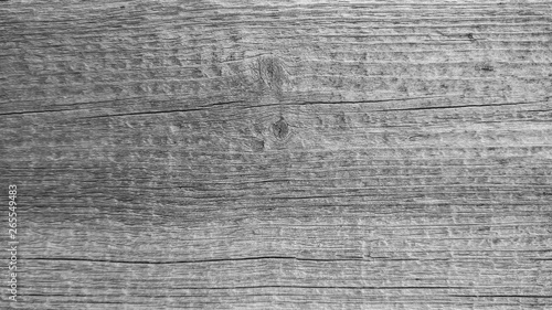 Black white wood texture. Wooden board background. Monochrome pattern with natural material. Background in minimalism style