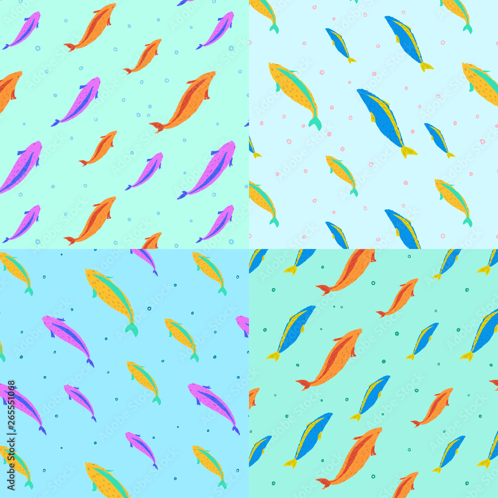 Colour Fishes Pattern Colour Fishes Pattern