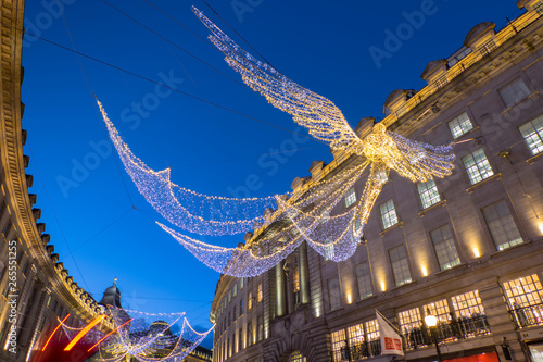 UK, england, london, Christmas lights Regent St 2016